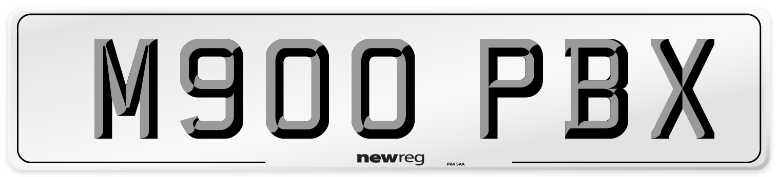 M900 PBX Number Plate from New Reg